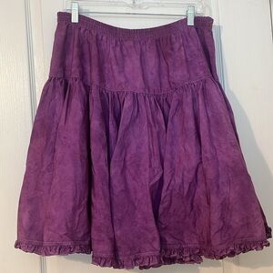 ❤️ 3/$15 
Refurbished Purple Dyed Circle Skirt